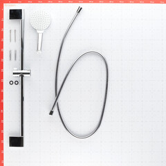 Душевой комплект Hansgrohe Crometta с лейкой со стойкой хром/белый (26533400) - фото 2