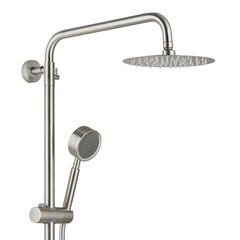 Душевая система ARGOtech Steel с верхним душем с лейкой с изливом сталь (35-05/C STEEL) - фото 8