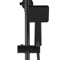 Душевая система Tokito Rain с верхним душем с лейкой с изливом черная (TOK-RAI-1014BL) - фото 13