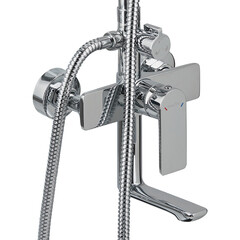 Душевая система Tokito Rain с верхним душем с лейкой с изливом хром (TOK-RAI-1021) - фото 22