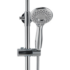 Душевая система Tokito Rain с верхним душем с лейкой с изливом хром (TOK-RAI-1021) - фото 16