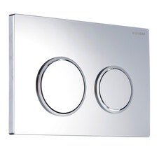 Клавиша смыва для инсталляций Geberit Omega 20 хром глянцевый/матовый (115.085.KH.1)