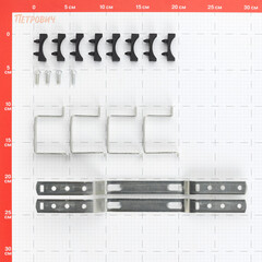Коллекторная группа с расходомерами Rommer 1 ВР(г) х 8 выходов 3/4 НР(ш) ЕК х 1 ВР(г) - фото 2