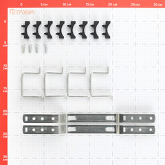 Коллекторная группа с расходомерами Rommer 1 ВР(г) х 3 выхода 3/4 НР(ш) ЕК х 1 ВР(г) - фото 2