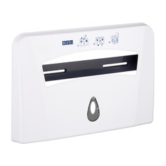 Диспенсер BXG для бумажных покрытий на унитаз пластик белый - фото 1