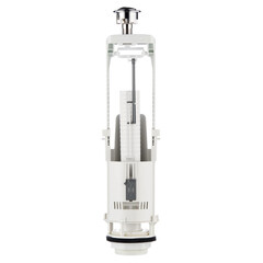 Арматура для унитаза Siamp Brio нижний подвод 1/2 кнопка пластик хром (10017248) - фото 4