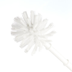 Ершик для унитаза пластик белый (120006) - фото 3