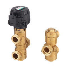 Клапан смесительный 3-х ходовой Stout 3/4 ВР(г) х 3/4 НР(ш) для обвязки котла с бойлером комплект (SFB-0001-000001) - фото 3