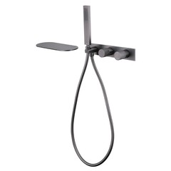 Смеситель для душа встраиваемый Abber Rund с лейкой никель (AF8731NG) - фото 4