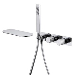 Смеситель для душа встраиваемый Abber Rund с лейкой хром (AF8731)