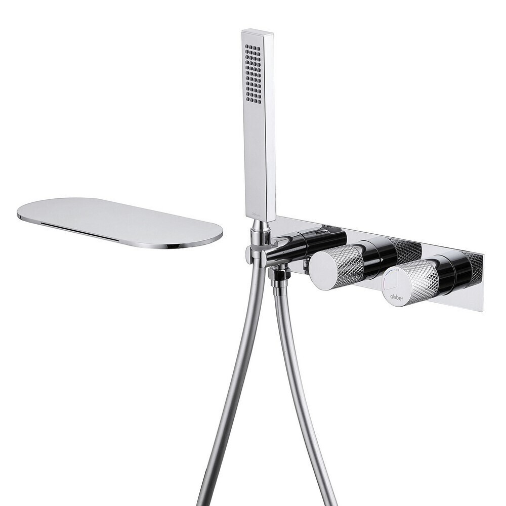 

Смеситель для душа встраиваемый Abber Rund с лейкой хром (AF8731)