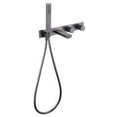 Смеситель для душа встраиваемый Abber Rund с лейкой никель (AF8730NG) - фото 4