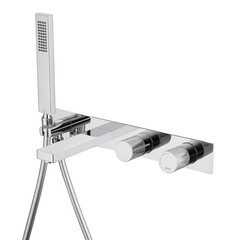 Смеситель для душа встраиваемый Abber Rund с лейкой хром (AF8730) - фото 1