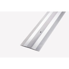 Порог алюминиевый одноуровневый стык 80х1800 мм серебро