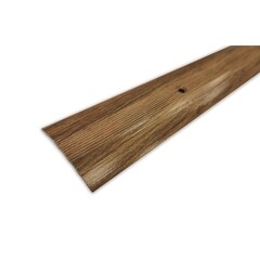 Порог алюминиевый одноуровневый стык 38х1800 мм дуб медовый