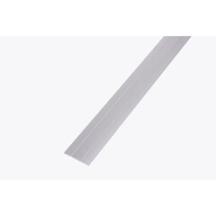 Порог алюминиевый одноуровневый стык 33х900 мм серебро самоклеящийся