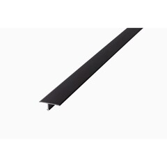 Порог алюминиевый одноуровневый стык 23х900 мм черный