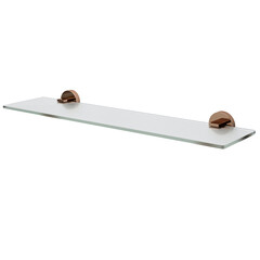 Полка для ванной WasserKraft Asphe 7700 530х50х142 мм металл розовое золото (K-77724) - фото 1