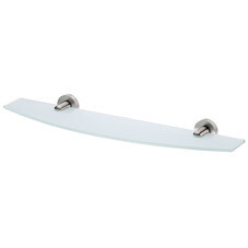 Полка для ванной WasserKraft Tauber K-64400 500х45х135 мм стекло/металл никель (K-64424)