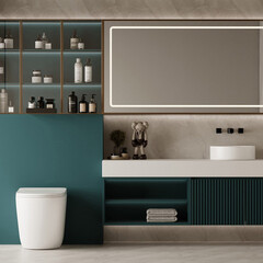 Унитаз напольный приставной Abber Bequem с горизонтальным выпуском с сиденьем дюропласт микролифт (AC1111TMW) - фото 3