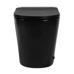 Унитаз напольный приставной Abber Bequem с горизонтальным выпуском с сиденьем дюропласт микролифт с импульсным смывом (AC1115PMB) - фото 6