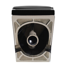 Унитаз напольный приставной Abber Bequem с горизонтальным выпуском с сиденьем дюропласт микролифт с импульсным смывом (AC1115PMB) - фото 4