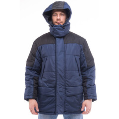 Куртка рабочая мужская утепленная Спрут Сити 56-58 рост 170-176 см темно-синяя/черная - фото 2