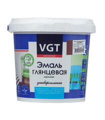 Эмаль акриловая глянцевая шоколадная VGT 1 кг