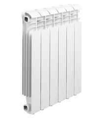 Изображение товара Радиатор алюминиевый Global Iseo 500 мм 6 секций 1" боковое подключение белый