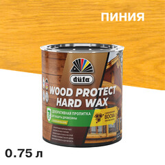 Изображение товара Антисептик Dufa Wood Protect Hard Wax декоративный для дерева пиния 0,75 л