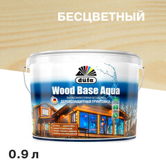 Изображение товара Антисептик Dufa Wood Base Aqua грунтовочный для дерева бесцветный 0,9 л