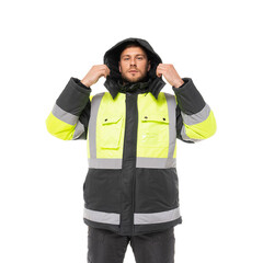 Куртка рабочая мужская утепленная Спрут ИТР 44-46 рост 170-176 см серая/лимонная - фото 3