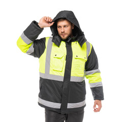 Куртка рабочая мужская утепленная Спрут ИТР 44-46 рост 170-176 см серая/лимонная - фото 2