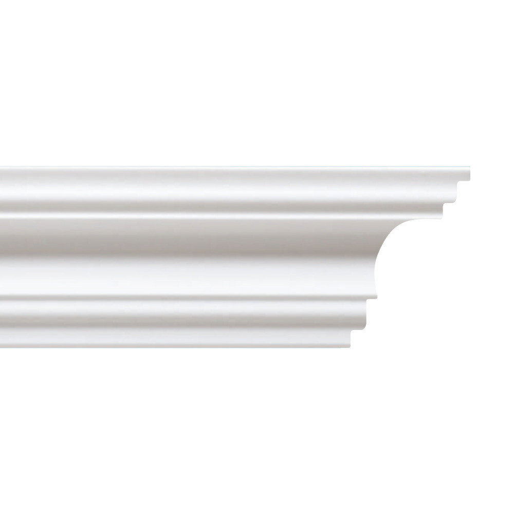 

Плинтус потолочный из пенополистирола  мм Солид С 47/95, Белый