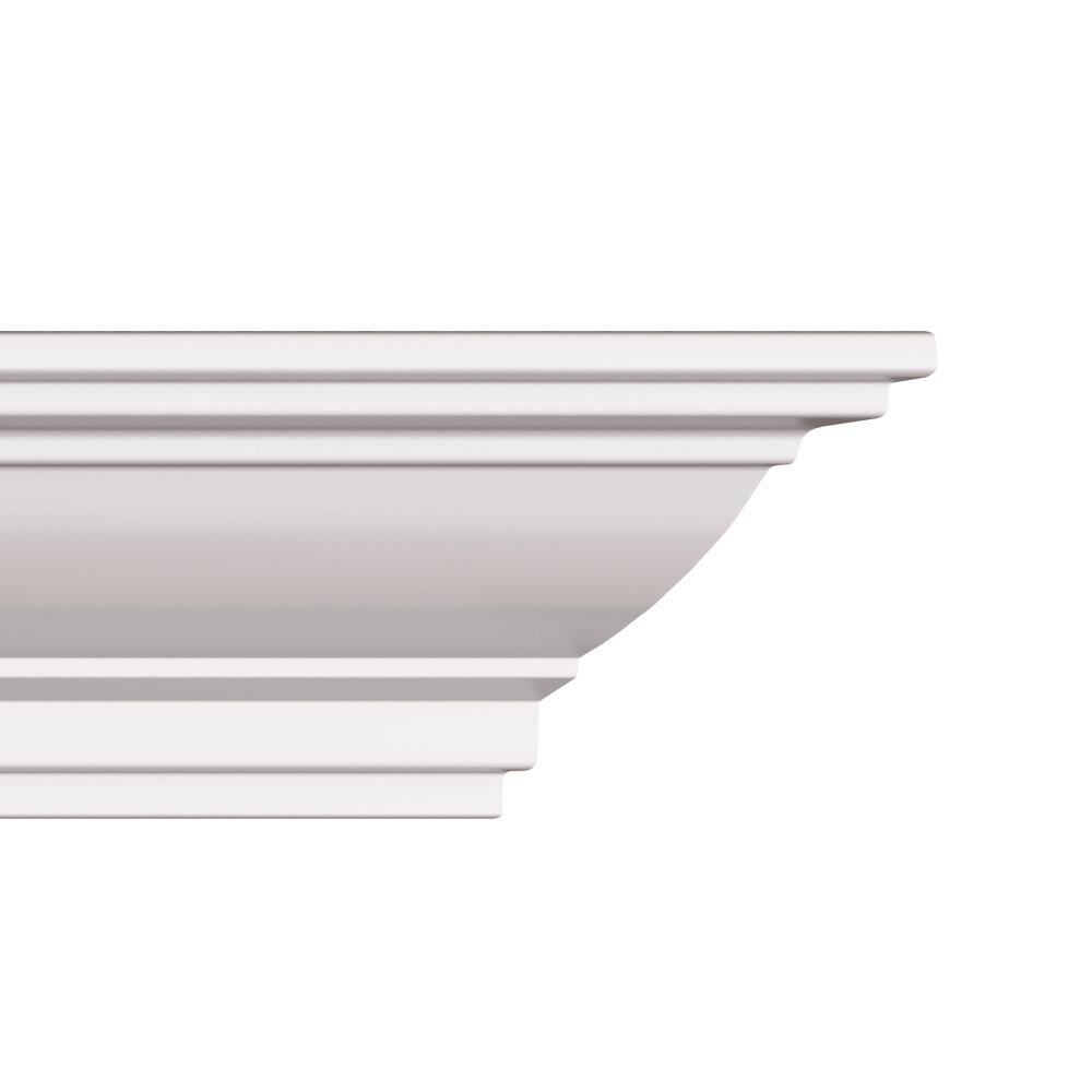 

Плинтус потолочный из пенополистирола  мм Солид С 30/45, Белый