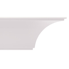 Плинтус потолочный из пенополистирола 60х58х2000 мм Солид С 17/60 - фото 1