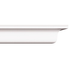 Плинтус потолочный из пенополистирола 25х21х2000 мм под натяжной потолок Солид С 11/25 - фото 1