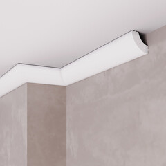 Плинтус потолочный из пенополистирола 20х20х2000 мм Солид С 10/20 - фото 2