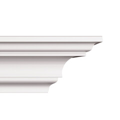 Плинтус потолочный из пенополистирола 80х80х2000 мм Солид С 08/80 - фото 1