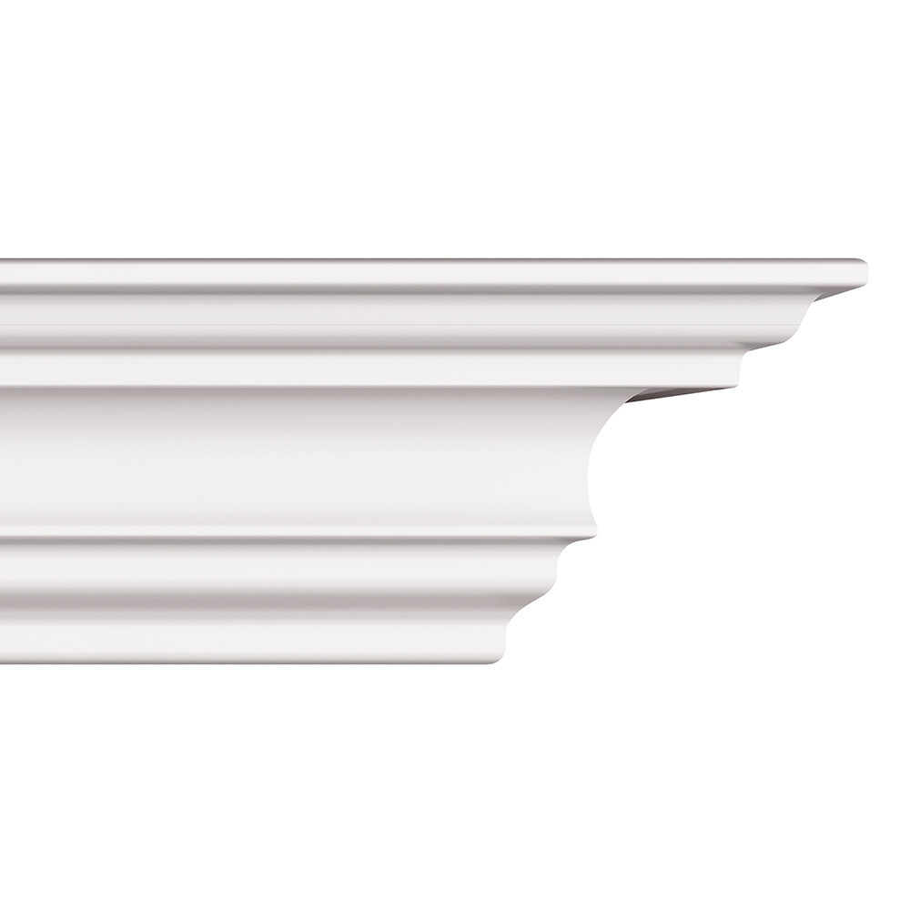 

Плинтус потолочный из пенополистирола  мм Солид С 07/50, Белый