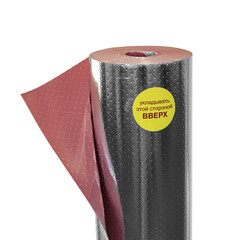 Подложка под кварцвиниловую плитку сшитый полиэтилен Corsa Deco 1,1 мм 1х10 м 10 кв.м перфорированная для теплого пола - фото 2