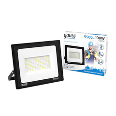 Прожектор светодиодный Gauss Elementary ДО-100 6500К 100 Вт IP65 черный - фото 7