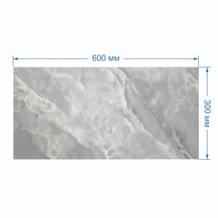 Панель самоклеящаяся ПВХ 600х300х2 мм Grace туманный гранит 1,08 кв.м (6 шт.) - фото 2