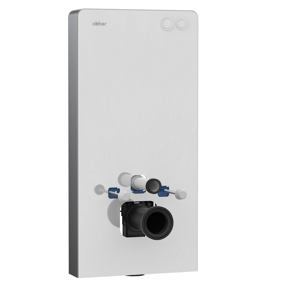 Изображение товара Инсталляция Abber для подвесного унитаза с 2-режимным смывом и защитой от конденсата