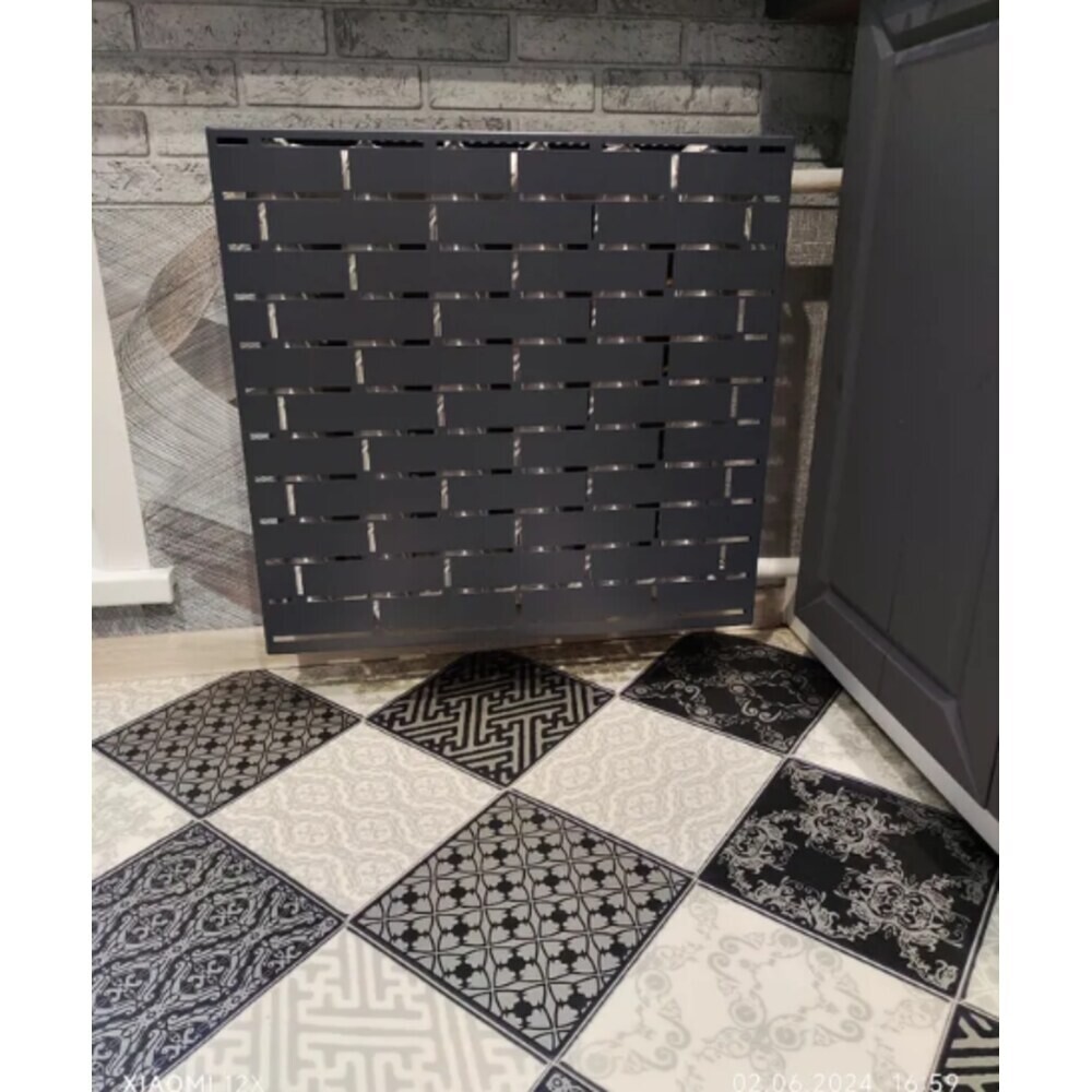 

Экран для радиатора Лофт 900х600 мм графит