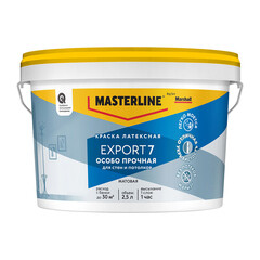 Изображение товара Краска моющаяся Marshall Export 7 база BW белая 2,5 л