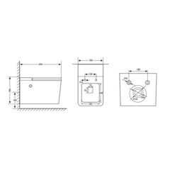Комплект инсталляции Abber с унитазом Rechteck и сиденьем микролифт с импульсным смывом (AC1202P-AC0101P) - фото 3