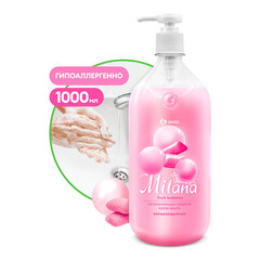 Крем-мыло Grass Milana Fruit Bubles жидкое увлажняющее с дозатором 1 л - фото 2