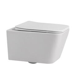 Комплект инсталляции Abber с унитазом Rechteck с кнопкой хром и сиденьем микролифт (AC1201-AC0105-AC0121MCH) - фото 4