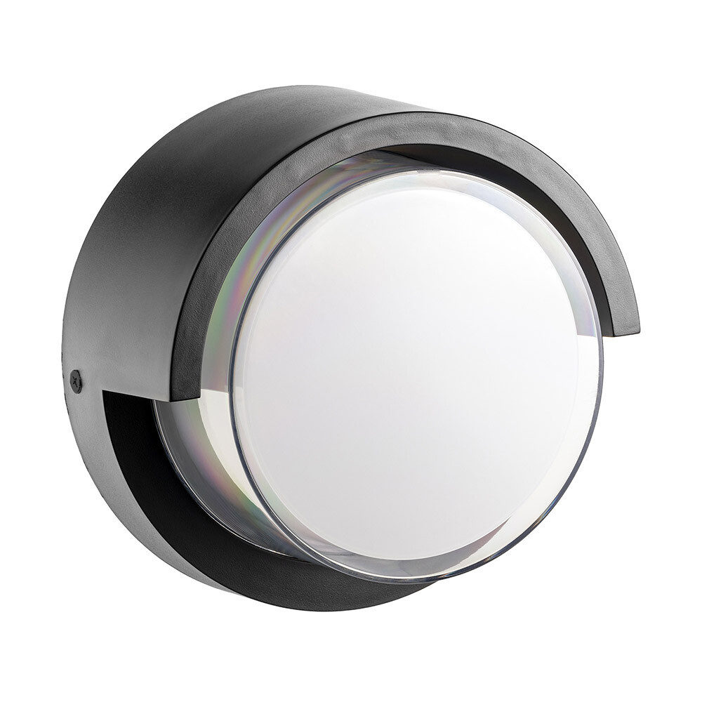 Изображение товара Светильник светодиодный садово-парковый настенный Düwi Nuovo черный 3000К 6 Вт IP54